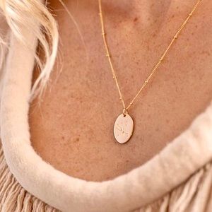 Taurus Constellation Minimalist Zodiac Necklace